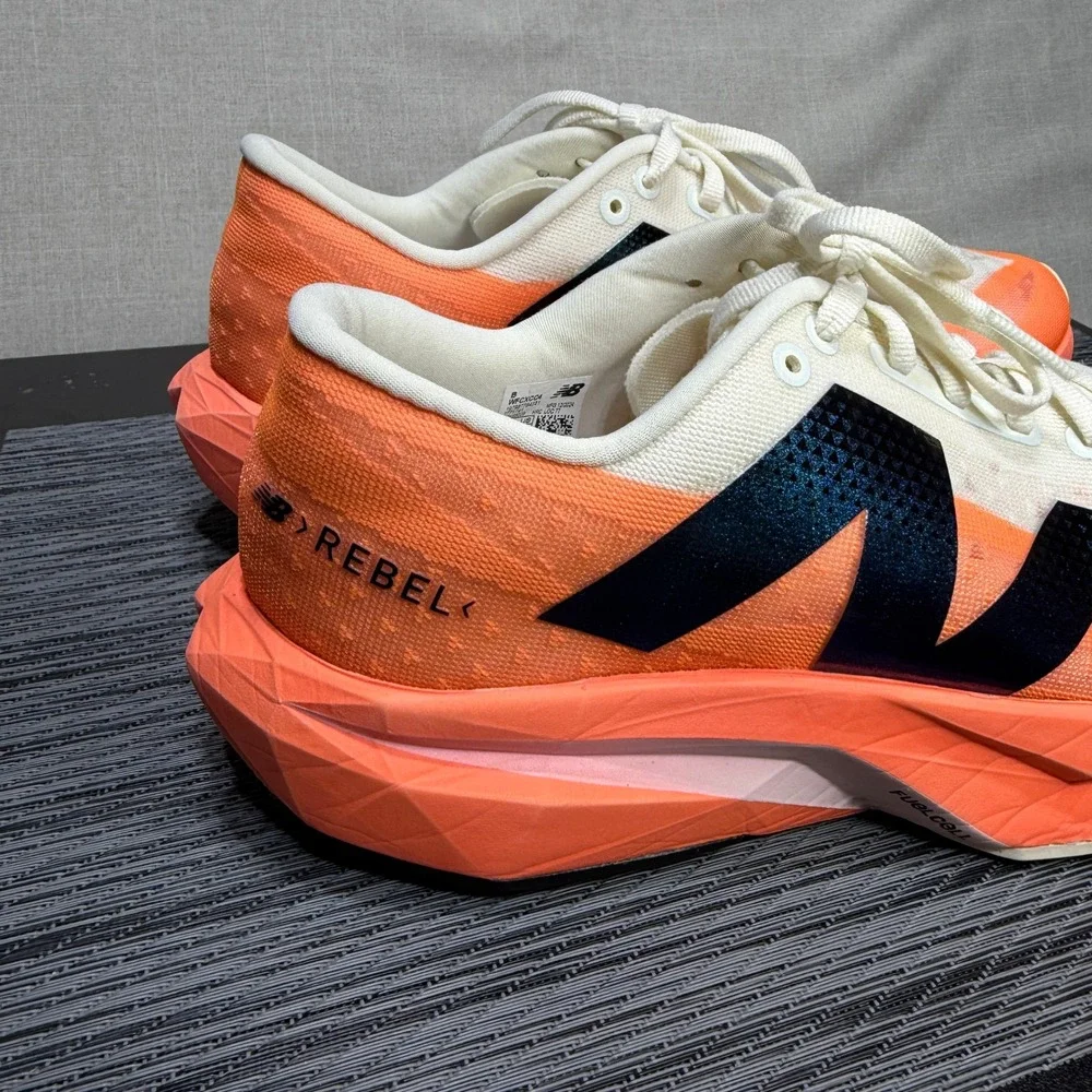 New Balance FuelCell Rebel v4 Shoes - Womens 8.5 - Orange WFCXCC4 Running